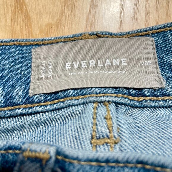 Everlane The Way-High Sailor Jean Tint Blue Size 2R - Picture 5 of 5